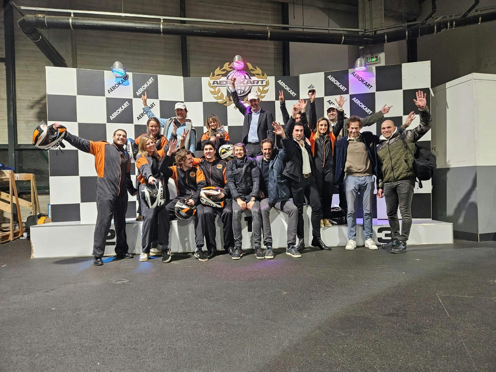 Archinvest organise une intense session de karting 